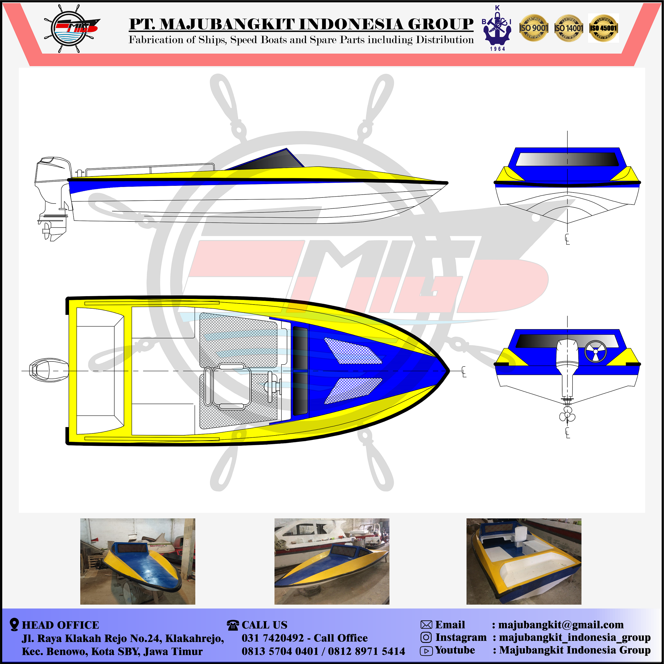 SPEED BOAT 4,7 M PT MIG